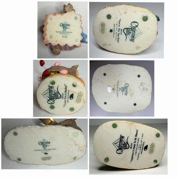 6 Fitz & Floyd Charming Tails Collectible Mice Figurines, Mouse Collection - Picture 8 of 11